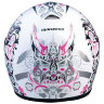 снегоходный шлем marushin 222 et niark white-pink