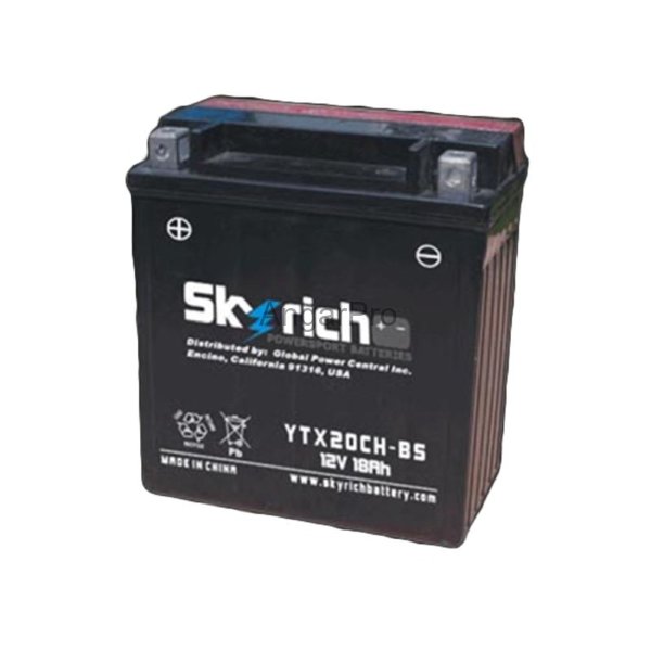 аккумулятор для снегохода skyrich ytx20ch-bs