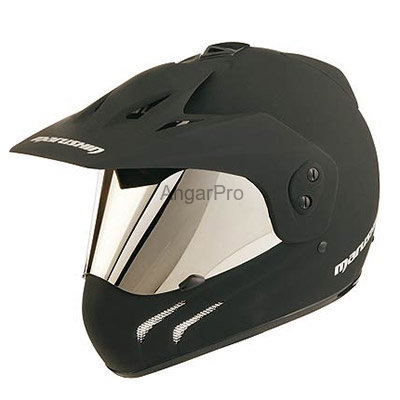 снегоходный шлем marushin x-moto 2 mono flat-black