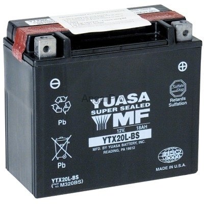аккумулятор для снегохода yuasa ytx20l-bs