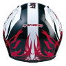 снегоходный шлем marushin 111 kids samura black-red