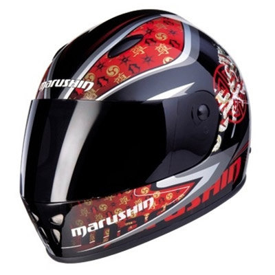 Снегоходный шлем Marushin 222 ET KEIKAN black-red