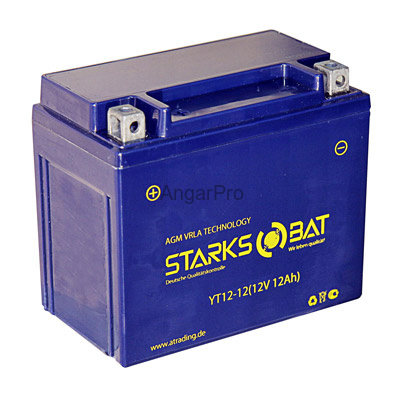 Аккумулятор для снегохода Starksbat YT 12-12