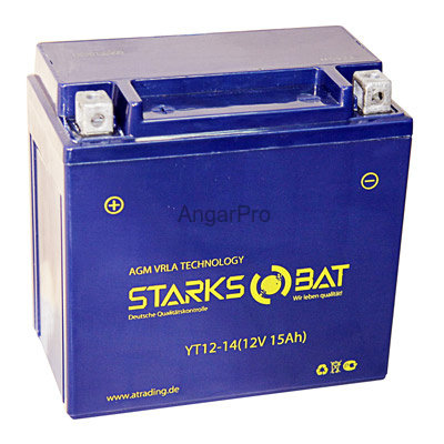 Аккумулятор для снегохода Starksbat YT 12-14