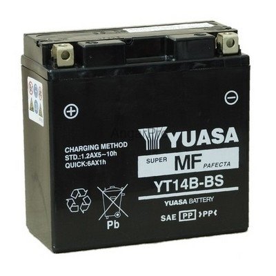 Аккумулятор для снегохода Yuasa YT14B-BS (14-B4)