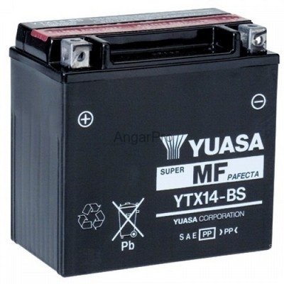 Аккумулятор для снегохода Yuasa YTX14-BS