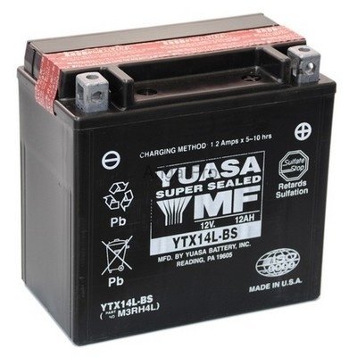 аккумулятор для снегохода yuasa ytx14l-bs