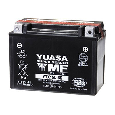 Аккумулятор для снегохода Yuasa YTX15L-BS